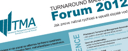 Pozvánka na konferenci Turnaround Management Forum 2012